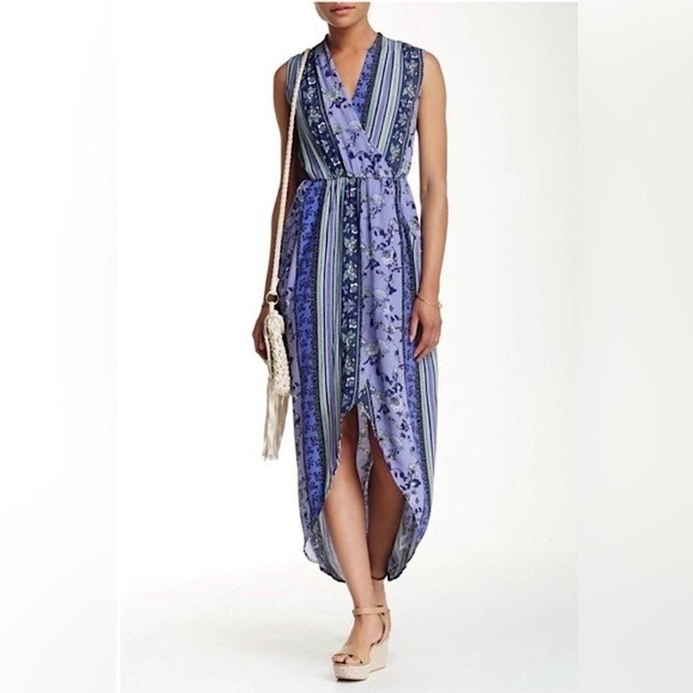 ASTR the Label Purple Floral Dress